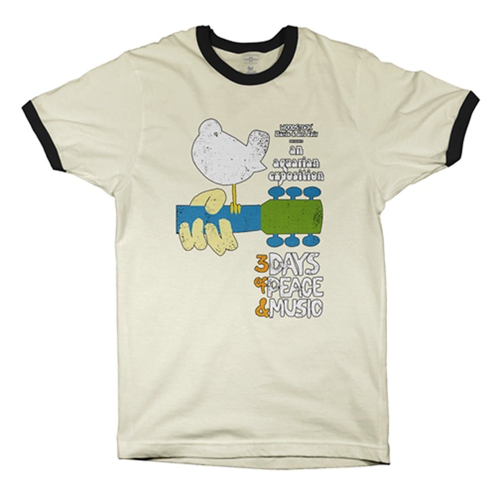 【予約商品】 WOODSTOCK ウッドストック (映画公開 55周年 ) - Festival Poster / リンガー / Tシャツ / メンズ - PGS